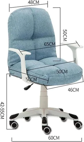 Miniatura 2 de Silla de computadora para estudiantes, dormitorio, sofá, silla, red de estudio, silla roja, aprendizaje giratorio, silla de escritura, elevador