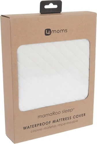 Miniatura 6 de 4moms mamaRoo - Funda impermeable para colchón de cuna, color blanco