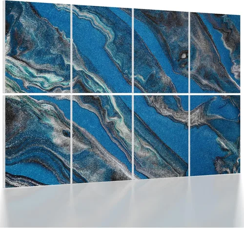 Miniatura 34 de UMIACOUSTICS 8 paneles acústicos artísticos de 0.7 pulgadas de grosor, total de 47.2 x 31.5 pulgadas, paneles de pared acústicos decorativos que