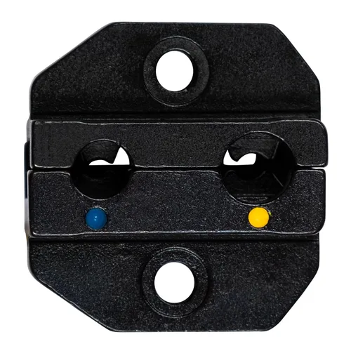 Miniatura 2 de Pro'sKit 902-332 - Engarzadora lunar para terminales de bandera aislados, tamaño AWG 12-10 y 14-16, multicolor