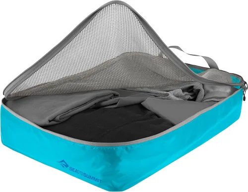 Miniatura 11 de Sea to Summit Organizador de embalaje de bolsa de malla de ropa ligera que viaja, Atoll Azul, Small / 3