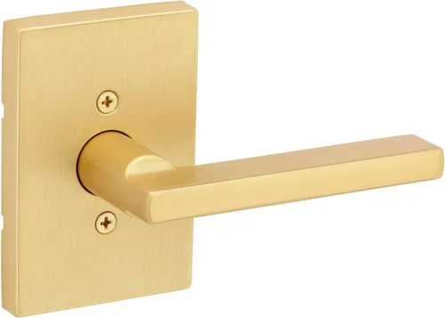 Miniatura 23 de Kwikset Halifax - Manija de puerta de paso interior, palanca para puertas de armario y pasillo, manija reversible sin bloqueo, color negro mate