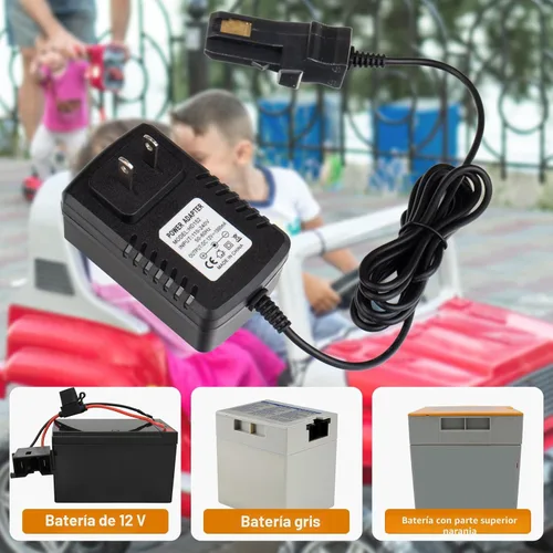 Miniatura 7 de Cargador de batería de repuesto de 12V para cargador de batería de Power Wheels para todas las Power Wheels Cargador de 12 voltios para Fisher-Price