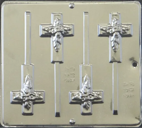 Molde Cruz Lollipop Chocolate Candy Religious 426