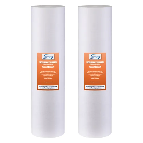 Miniatura 12 de iSpring FC25B Filtro de agua para toda la casa, bloque de carbono CTO, 20” x 4.5” para la eliminación de sedimentos y cloro