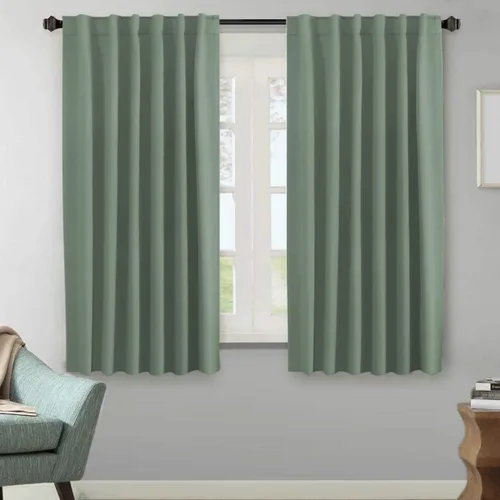 Miniatura 186 de H.VERSAILTEX Cortinas opacas con aislamiento térmico, paneles de tratamiento de ventana, cortinas opacas para oscurecer la habitación, cortinas Gris