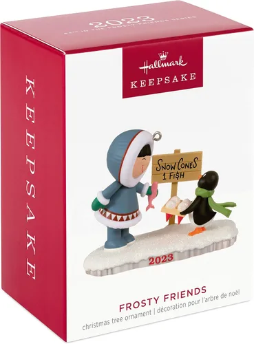 Miniatura 3 de Hallmark Keepsake - Adorno navideño de recuerdo 2023, amigos de Frosty 2023, regalos de muñeco de nieve