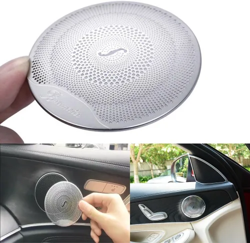 Lanyun Cubierta para reproductor de audio para altavoz de puerta, compatible con Mercedes Benz para 2015-2019 W205 Clase C C250 C300 C350 C400 C63,