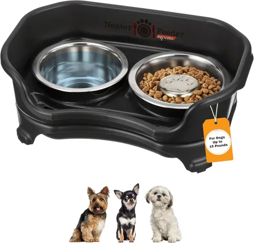 Miniatura 16 de Neater Feeder Express Cuencos para perros a prueba de desorden, elevados para razas de tamaño mediano a grande, cuenco de comida para perros sin