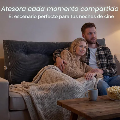Miniatura 5 de Sasttie - Almohada de cabecero completa, almohada de cuña para cabecero para sentarse en la cama, cojín triangular de apoyo para la espalda