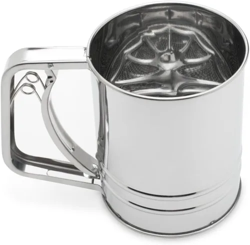 Miniatura 6 de Fox Run Tamiz de harina, acero inoxidable, 1 taza, metálico