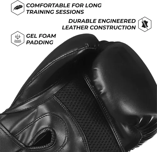 Miniatura 5 de Sanabul Guantes de boxeo de gel esenciales para hombres y mujeres, Kickboxing MMA, guantes de Muay Thai y bolsa pesada para entrenamiento de boxeo