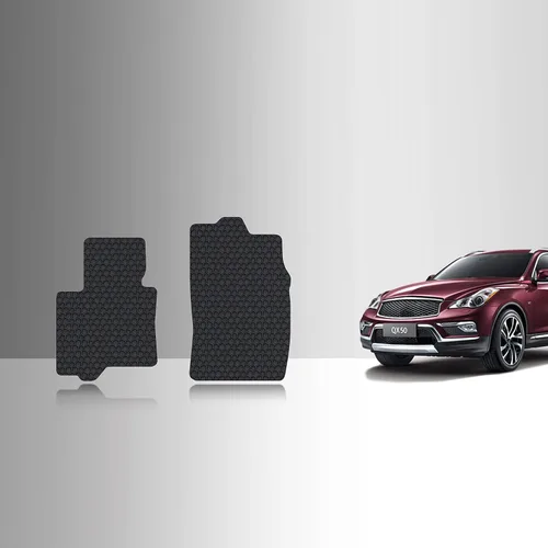 Miniatura 10 de TOUGHPRO Juego de accesorios de alfombrillas (primera fila + 2da fila) para Infiniti QX50 resistente para todo tipo de clima
