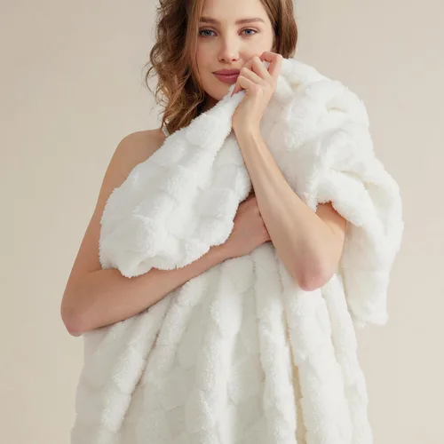 Miniatura 49 de Bedsure GentleSoft - Manta verde salvia para sofá, manta de forro polar a cuadros, regalos de Navidad para mujeres, hombres y niñas, bonita manta