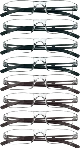 Miniatura 7 de VisionGlobal 2 pares de anteojos de lectura, anteojos bloqueadores de luz azul, anteojos de lectura para computadora para mujeres y hombres, marco 2