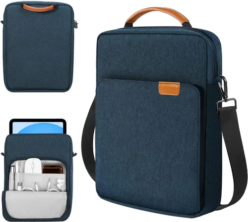 Miniatura 15 de TiMOVO - Funda para tablet de 9-11 pulgadas con correa para el hombro para iPad 11 pulgadas A16 2025, iPad 10.ª generación 10.9"/10.2", Galaxy Tab