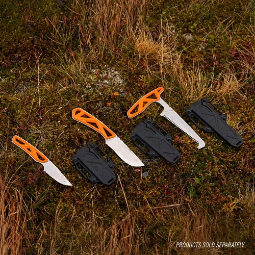 Miniatura 4 de Gerber Gear EXO-MOD Cuchillo de caza fijo de punta de caída, naranja (31-003915)