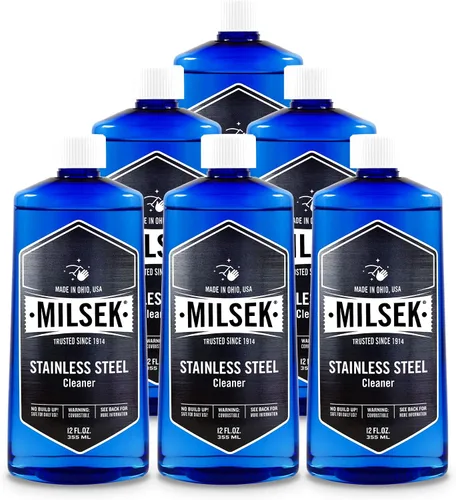 Miniatura 8 de Milsek Limpiador de Acero Inoxidable - Suministros de Limpieza Multiusos para Electrodomésticos del Hogar y Cocina, Fregadero, Plátano de Cocina