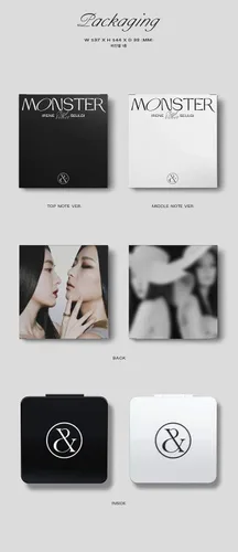 Red Velvet Irene & SEULGI - Monster (1er mini álbum)+Póster plegado+Juego de tarjetas fotográficas adicionales (Nota media)
