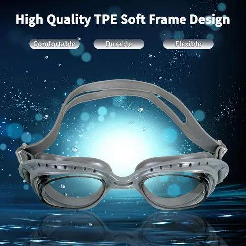 Miniatura 7 de Water Gear Gafas de natación antivaho Elite Transparente / plateado
