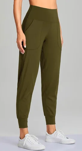 Miniatura 20 de Oalka - Pantalones deportivos para mujer, con cintura alta y bolsillos, para hacer deporte, yoga y entrenar