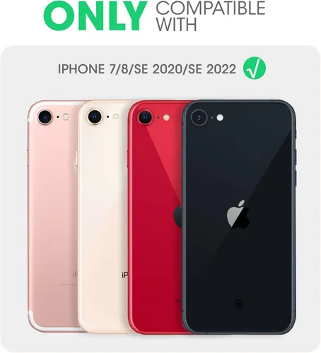 Miniatura 2 de i-Blason Ares - Funda para iPhone SE 2022 (3ª generación), [protector de pantalla integrado] Funda transparente resistente de doble capa para iPhone