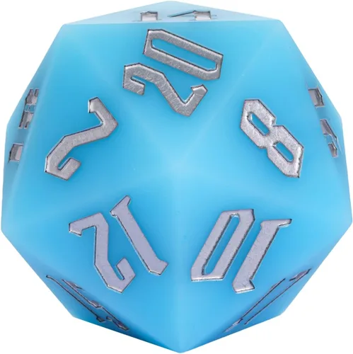 Miniatura 17 de Silicona D20 de 2.165 in, dados individuales de 20 caras gigantes D20 D20, colores camuflaje, tacto suave y cómodo, gorila perfecta