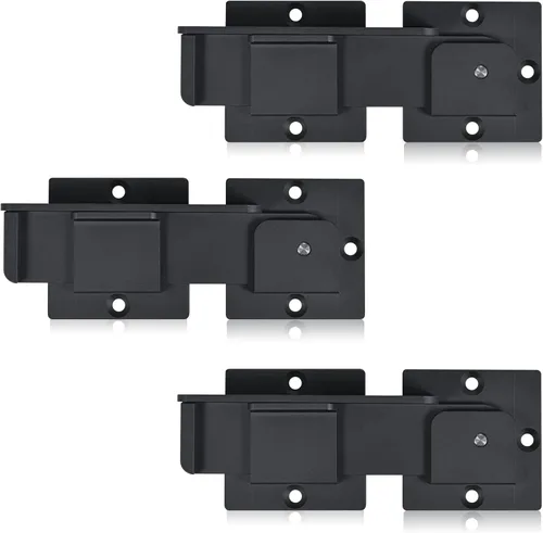 Miniatura 9 de Pestillo de Compuerta Abatible de 7.5" con Agujeros para Candado, Pestillo de Compuerta de Aleación de Aluminio Resistente de 4mm para Cerca