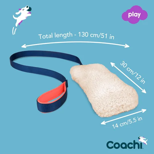 Miniatura 4 de Coachi Chase & Crinkle - Un divertido juguete de enriquecimiento para perros para perseguir y jugar. Suave y arrugado, ligero, entrenamiento