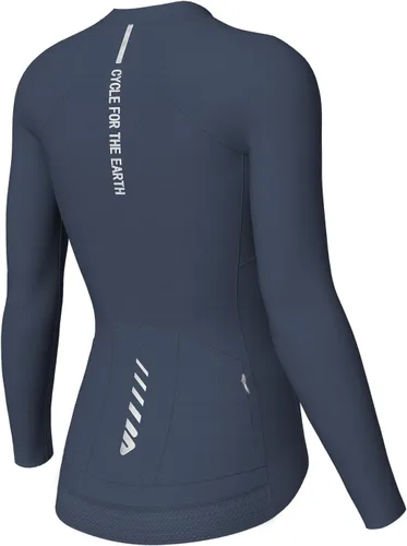 Wulibike Camiseta de ciclismo para mujer, manga larga, camisetas de ciclismo para mujer, camisetas de ciclismo transpirables con 4 bolsillos