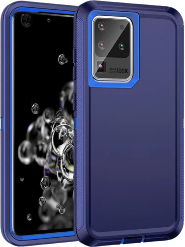 Miniatura 11 de Funda para Galaxy S20 Ultra 5G, resistente a prueba de golpes, 3 capas, protección de cuerpo completo, funda resistente para Galaxy S20 Ultra de 6.9