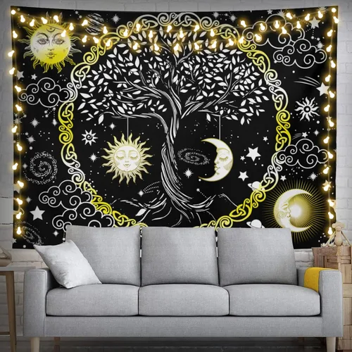 Miniatura 10 de feelacle Tapiz de vaca de granja de 60 x 40 pulgadas para colgar en la pared, decoración de fiesta, decoración del hogar para dormitorio, sala