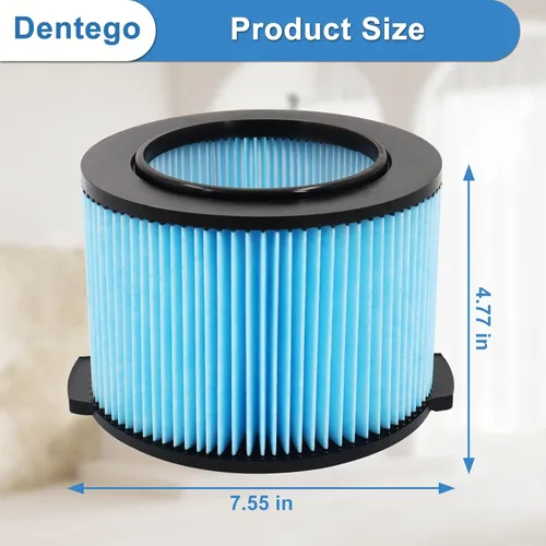 Miniatura 2 de Paquete de 4 filtros de repuesto VF3500 para aspiradora húmeda y seca de 3-4.5 galones, filtros de 3 capas para WD4050, WD3050, WD4080, WD4522