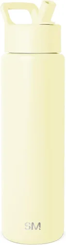 Miniatura 28 de Simple Modern botella de agua reutilizable con tapa con pajilla, de acero inoxidable con aislamiento al vacío, para gimnasio, viajes y deportes