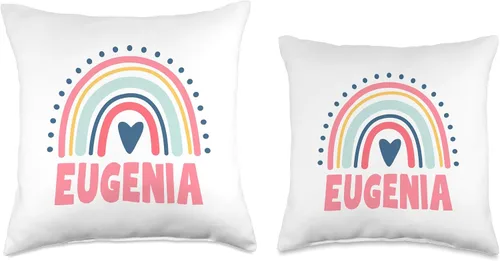 Miniatura 3 de Idea Regalo Personalizzata con Nome Gifts Idea Eugenia Name Custom Woman Myth Legend - Almohada para fiesta de cumpleaños, 16 x 16 pulgadas