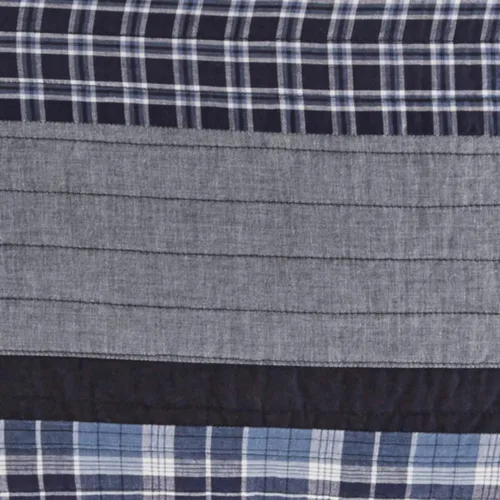 Miniatura 6 de Nautica - Funda europea, ropa de cama de algodón con cierre de cremallera, elegante juego de cama (Saybrook Beige, 26 x 26 pulgadas)