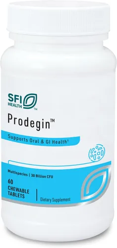 Miniatura 8 de Klaire Labs SFI Health Prodegin - Probiótico masticable – Apoyo para la salud oral 30 mil millones de UFC mezcla con L. salivarius para hombres
