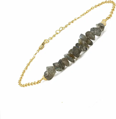 Miniatura 61 de Gempires Natural Chips Bar Bracelet, Energy Healing Crystals, Birthday, Gift for Her, Gemstone Jewelry 8 inch
