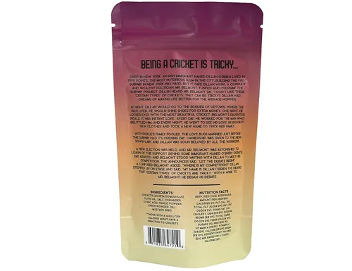 Miniatura 2 de Tricky Cricky Bocadillos Comestibles de Grillo con Sabor para Humanos – Cultivados en Estados Unidos – Snacks Gourmet Únicos y Saludables