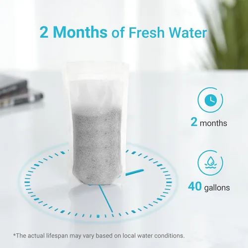 Miniatura 4 de AQUA CREST 06-RF Reemplazo para filtro recargable Brita®, sistema de filtración de agua recargable Brita®, menos plástico, reemplaza 1,800 botellas