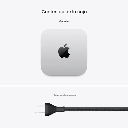 Miniatura 7 de Apple Computadora de escritorio Mac mini 2024 con chip M4 con CPU de 10 núcleos y GPU de 10 núcleos: diseñada para Apple Intelligence, memoria