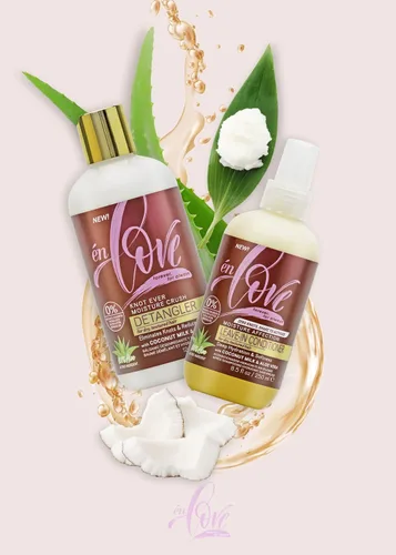 Miniatura 3 de Knot Ever Moisture Crush Detangler para cabello rizado y enrollado, aloe vera primero + leche de coco, prechampú, deslizamiento instantáneo