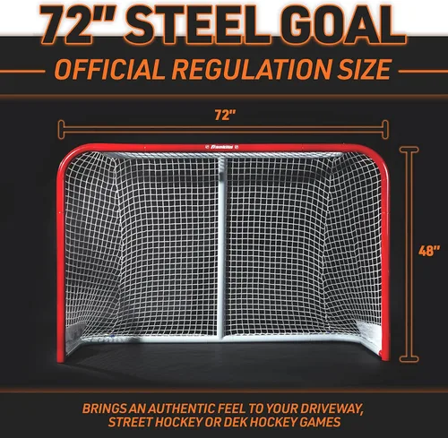 Miniatura 3 de Franklin Sports NHL Street Hockey Goals - Outdoor Steel Street + Roller Hockey Nets - 72" x 48