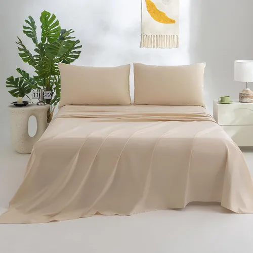 Miniatura 8 de Sábanas 100% algodón tamaño matrimonial, con bolsillo profundo para colchones de 18 a 24 pulgadas, juego de sábanas de lujo suaves y transpirables