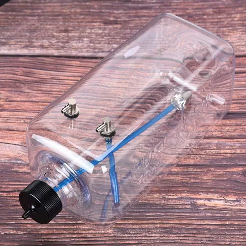 Miniatura 6 de Tanque de combustible RC - Piezas de accesorios de modelo de control remoto, plástico transparente para avión (50.7 fl oz, para 150-200 CC)