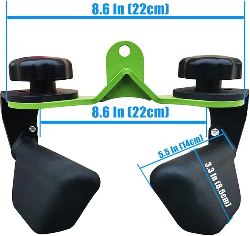 Miniatura 2 de Barra de tracción de lat ajustable, accesorios para máquina de cable para gimnasio, accesorios de fila T-bar para tracción de lat para gimnasio