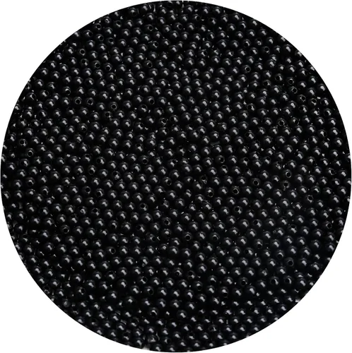 Miniatura 77 de BONNY BOXX 2000 piezas 4 mm cuentas redondas de acrílico de zafiro suave, bolas de plástico de chicle de burbujas, cuentas gruesas de bolas