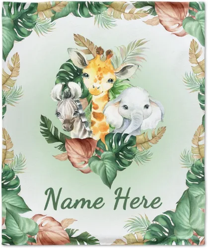 Miniatura 25 de Manta personalizada con nombre, suave, acogedora y ligera, con nombre para sofá o cama, regalo personalizado, unisex, tamaño XS, 40 x 30 pulgadas