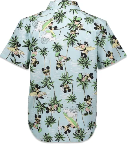 Miniatura 2 de Disney Lilo & Stitch Mickey Mouse Lion King Simba Hawaiian Button Down Shirt Toddler to Big Kid