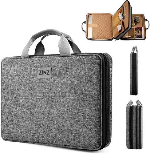 Miniatura 7 de ZINZ Funda delgada expandible para laptop 13, 13.3 y 14, compatible con MacBook Air/Pro 13-14 M1 M2 M3 M4 M5 2021-2023 Pro, 13.5 Surface Laptop 4/3